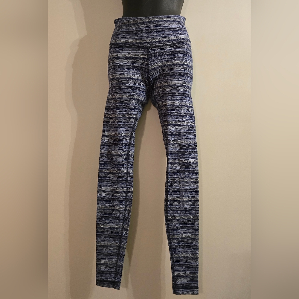 Lululemon Black & Gray Striped Athletic Joggers Size S